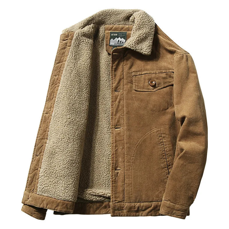 Parkas 2024 décontracté hiver Cargo épais veste hommes coupe-vent chaud rembourré Plus velours pardessus mode manteau d'extérieur surdimensionné