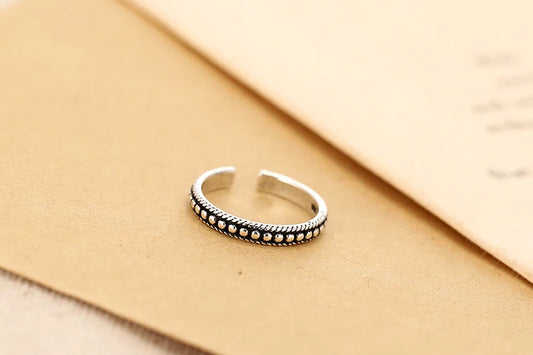 Bagues ouvertes G en argent Sterling 925 de Style rétro pour femmes, accessoires de bijoux Vintage