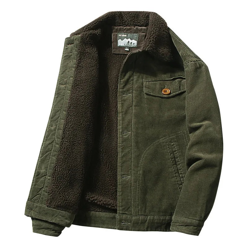 Parkas 2024 décontracté hiver Cargo épais veste hommes coupe-vent chaud rembourré Plus velours pardessus mode manteau d'extérieur surdimensionné