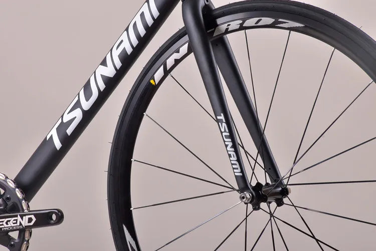 Tsunami SNM100 Fixie vélo à pignon fixe piste vélos de course à vitesse unique 700C cadre en aluminium pièces de cyclisme personnalisables sans frein