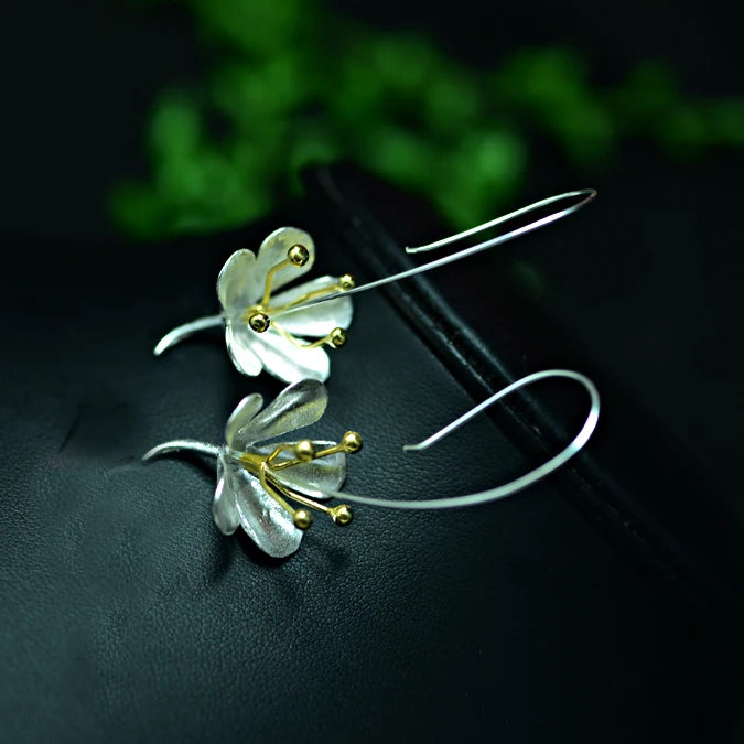Boucles d'oreilles longues en argent sterling 925 pour femmes, élégantes, pour prévenir les allergies, nouveau Design, bijoux à la mode