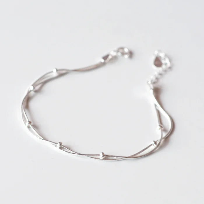 Nouveaux bijoux à la mode, beaux Bracelets en argent Sterling 925, cœur rouge, personnalité Simple, doux