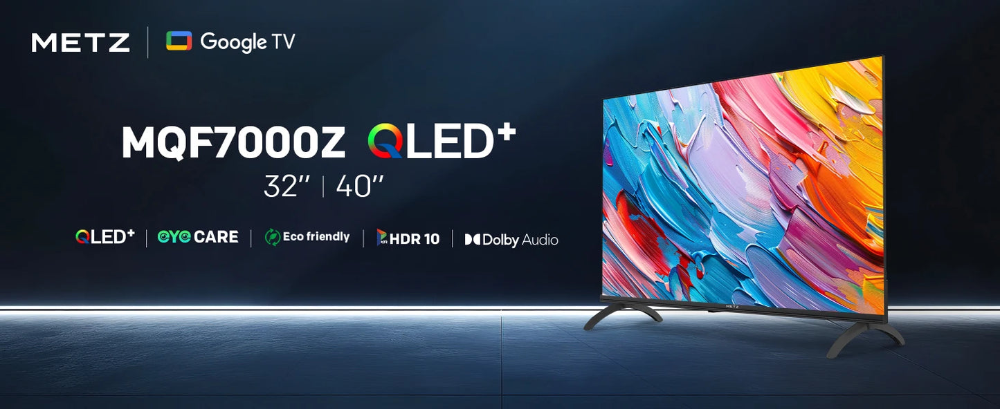 METZ MQF7000Z Smart TV OLED QLED – Google TV avec Eyecare 3.0