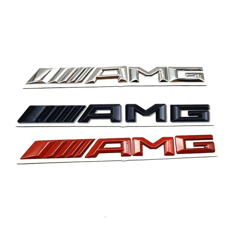 Autocollant de coffre d'emblème de lettre arrière de voiture en métal 3d, pour Mercedes benz AMG C E S GLE CLC classe W204 W203 W205 W124 W221 W213 W212