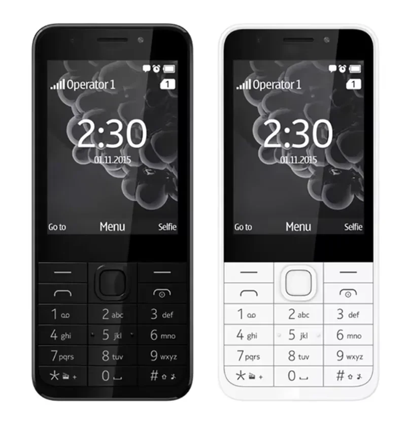 Nokia 230 Double SIM – Écran 2,8", Caméras Avant & Arrière 2 MP