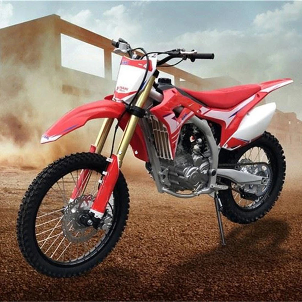 Moto tout-terrain à carburant 250cc pour adultes, vélo de course de montagne, vélo de cross-country, frein à disque de motocross annuel, refroidi par air, 4 temps