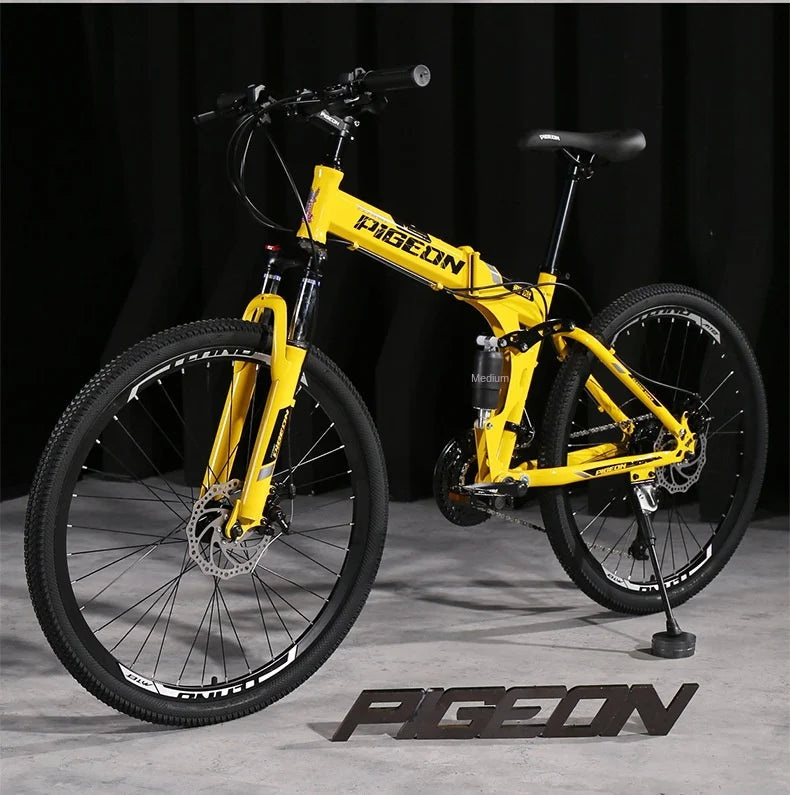 Vélo de Montagne Pliant pour Hommes - Idéal pour les Aventures en Plein Air