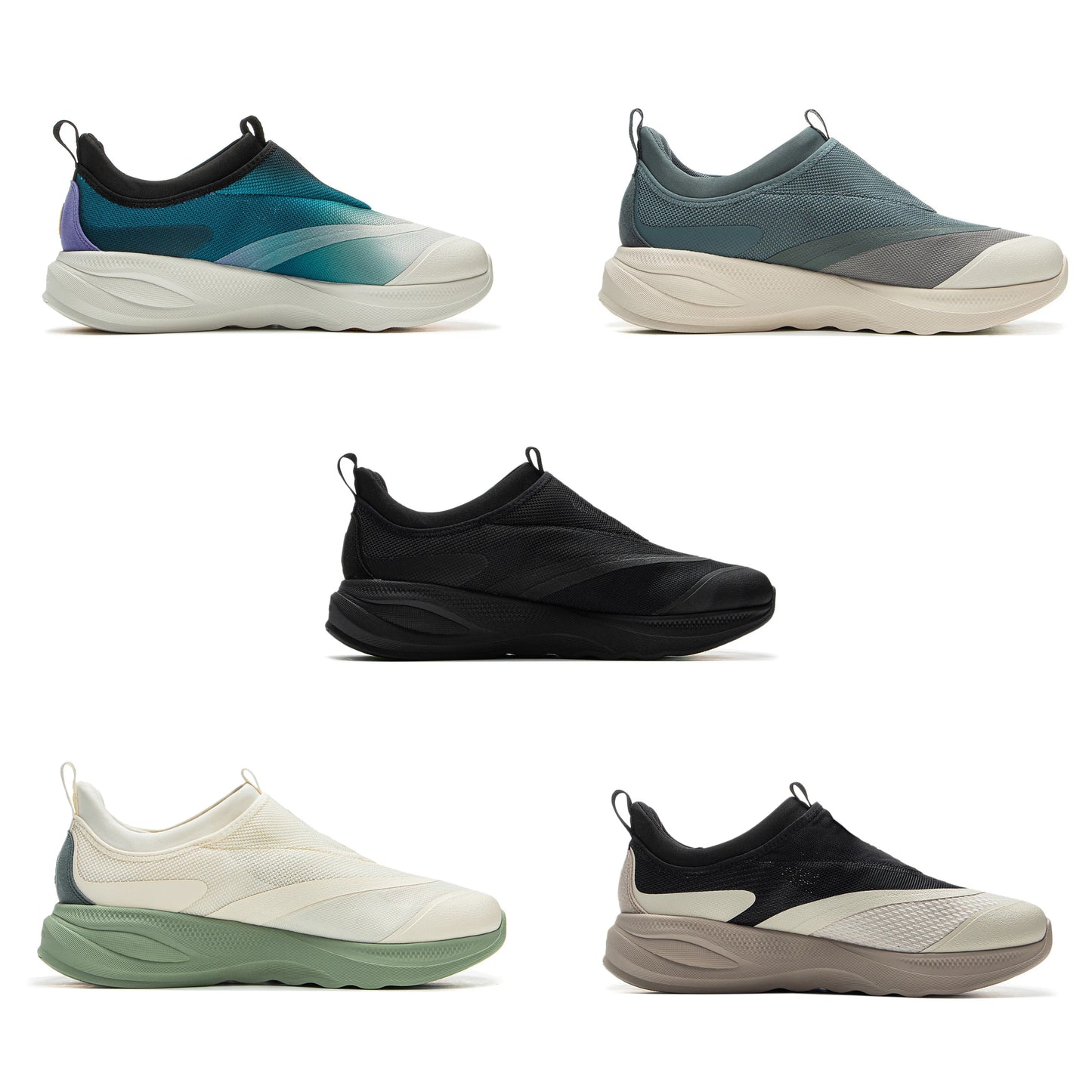 Li-Ning-chaussures de marche confortables GO 2 pour hommes, confortables, à enfiler, chaussures de sport décontractées AGLV005