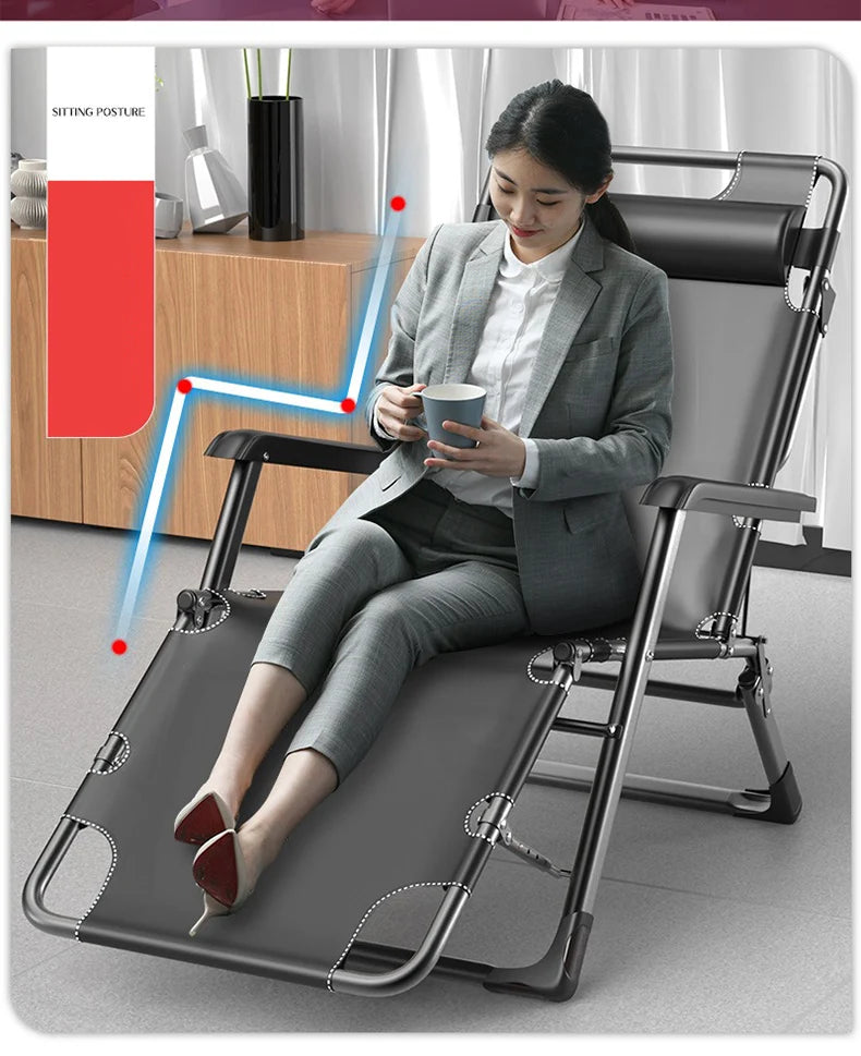 GIANghts-Chaise de pique-nique avec main courante, pliable et réglable, mobilier de jardin et de salon, pour l'été