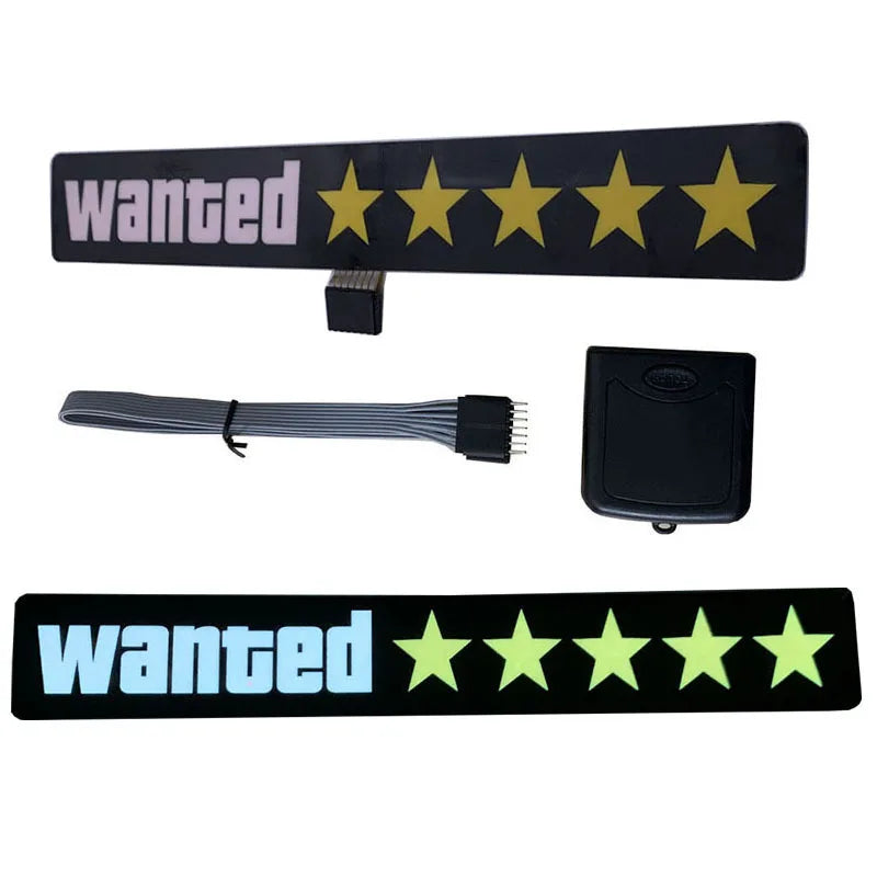 Autocollant de lumière LED de décoration de voiture JDM, feux clignotants, panneau lumineux de pare-brise, lampe de marqueur électrique, mode