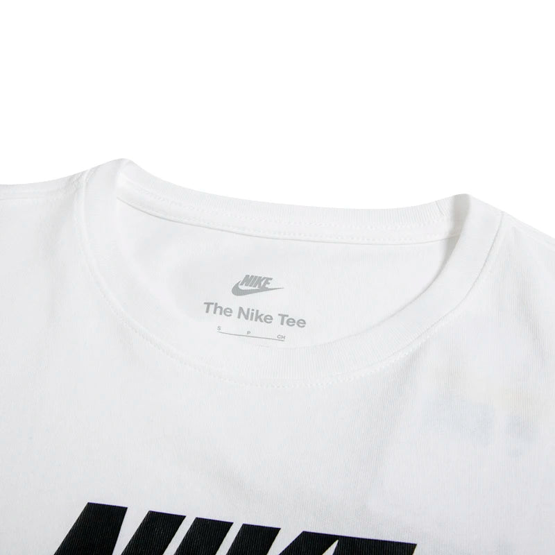 Nike femmes W Nsw t-shirt Essntl Icn Ftrat chemise col rond ample respirant quotidien décontracté demi manches Dx7907-100
