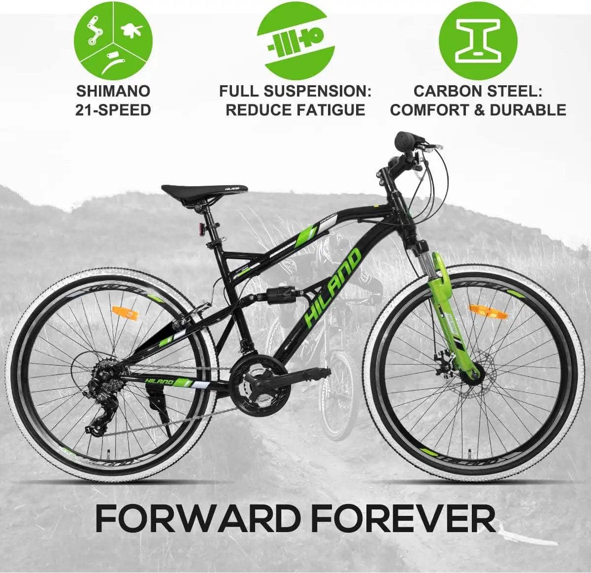 VTT Hiland Full Suspension 21 vitesses