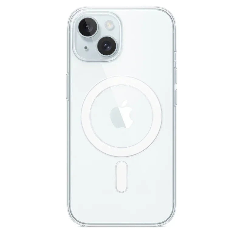 Étui Transparent Magnétique PSWWSP – Protection Complète Anti-Rayures et Antidérapante pour iPhone 16 / 15 / 14 / 13 / 12 / 11 Pro Max / Plus / Mini / XS / XR
