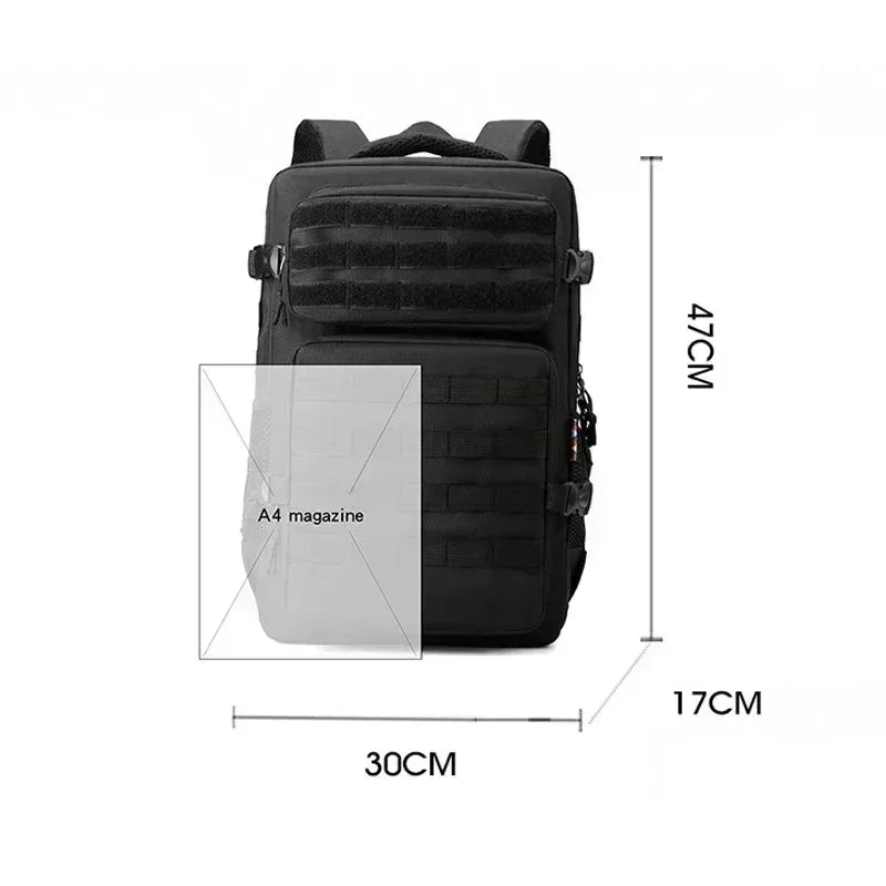 Sac à Dos Outdoor 35L – Imperméable, Anti-vol, Camping & Randonnée