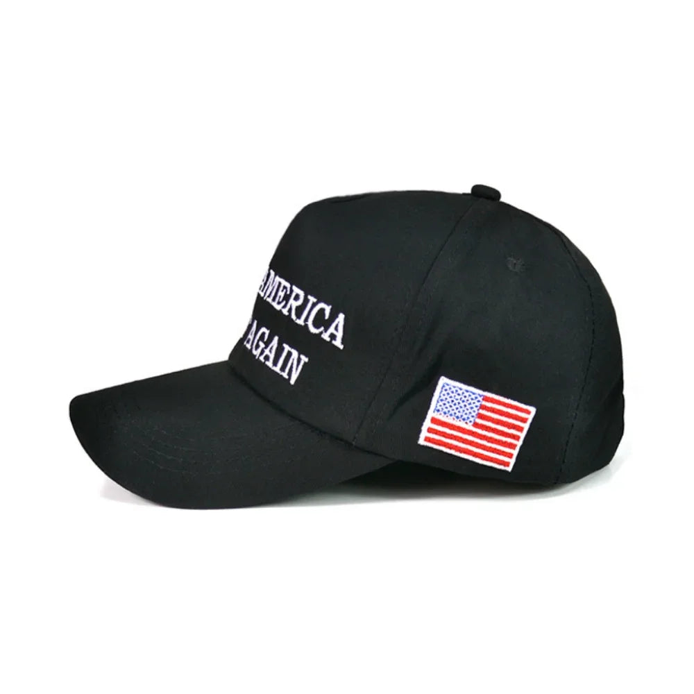 Casquette Baseball USA Brodée – Style Américain Unisexe, Protection Solaire Été 2025
