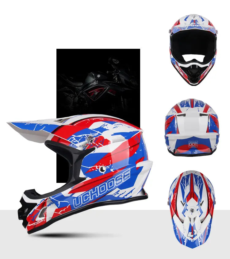 Casque de motocross classique pour hommes et femmes, casque de course, motocross, descente, hors route, rallye, endflats, adultes, femme, 2023