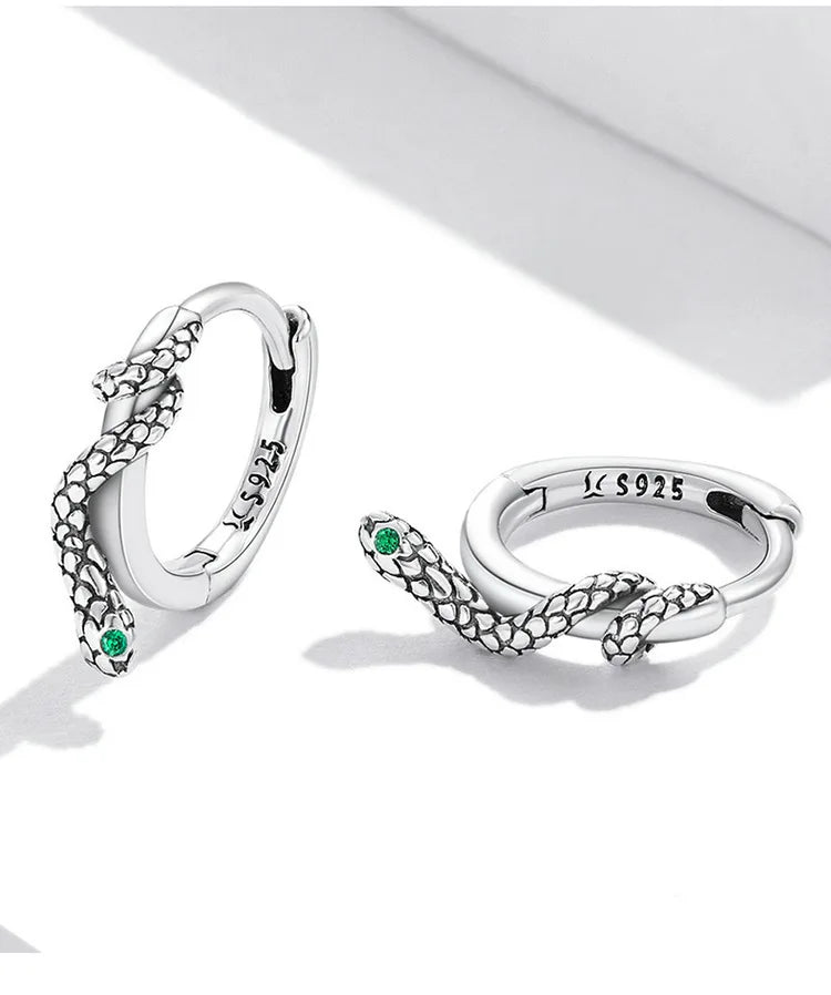REETI – boucles d'oreilles serpent en argent Sterling 925, bijoux créatifs et Sexy pour femmes, cadeau personnalisé