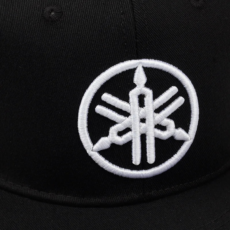 Casquette Yamaha Moto Course Unisexe Baseball Hip Hop Coton Brodée Protection Solaire