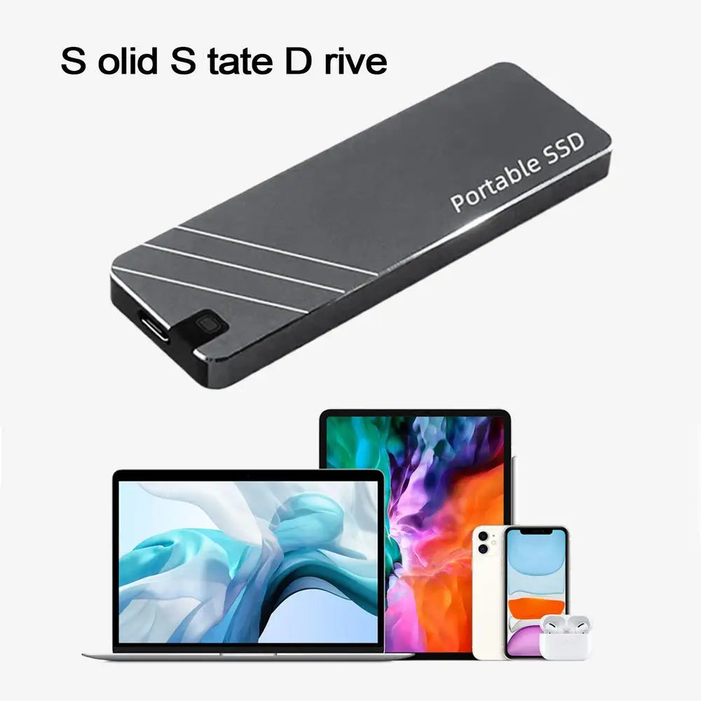 Disque dur externe SSD Portable haute vitesse 1 to, extension externe, Transmission à grande vitesse, disque dur de secours