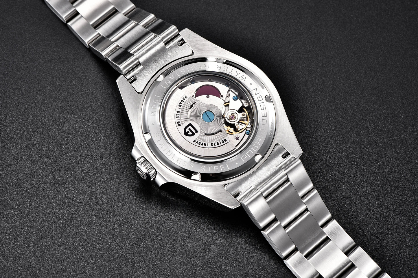 PAGANI Design 2025 nouvelle montre GMT 42MM montres mécaniques automatiques pour hommes saphir acier inoxydable montre étanche Reloj Hombre