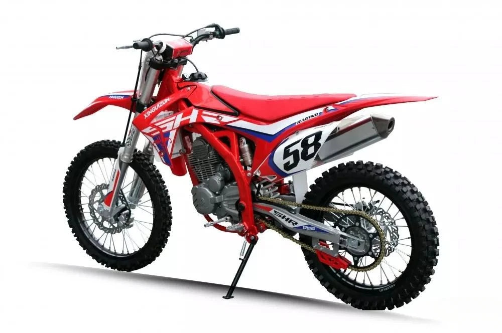 D343 Moto Tout-Terrain 250cc CB250-F | 4 Temps, Démarrage Électrique, Suspension Ajustable – Hurbike Adultes