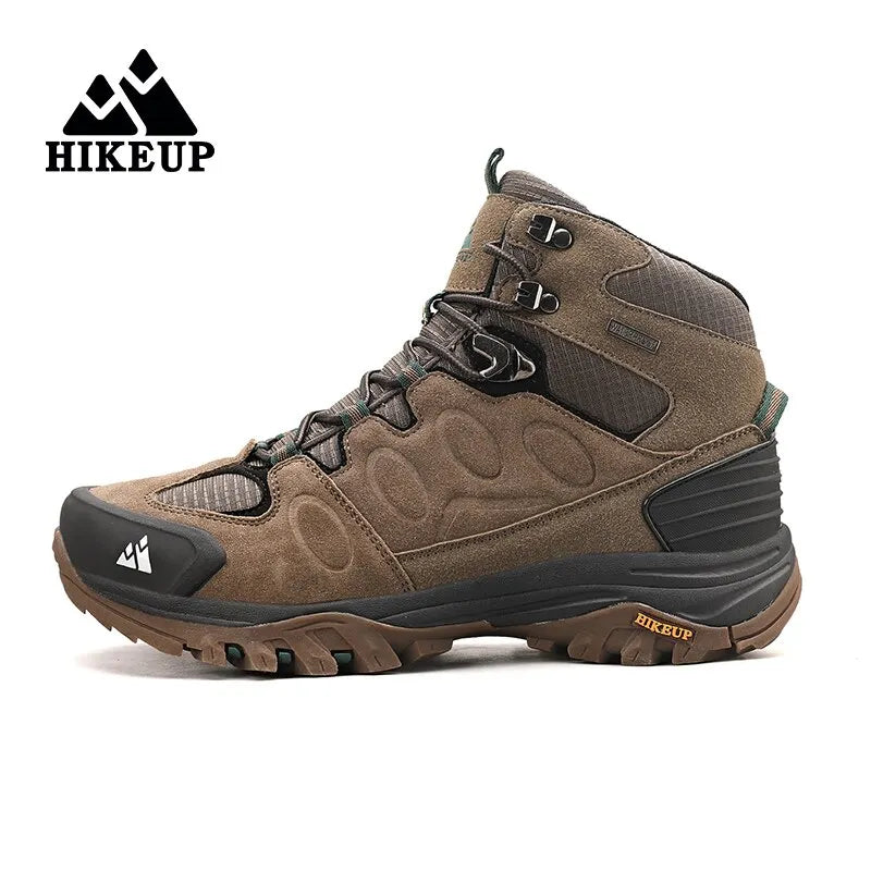 HIKEUP Bottes de Randonnée Homme – Chaudes, Confortables et Respirantes pour Plein Air