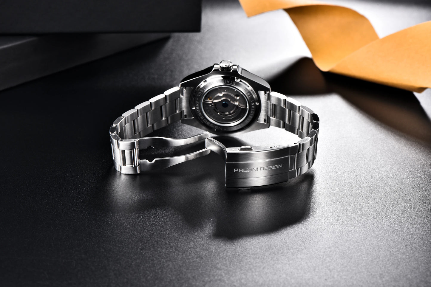 PAGANI Design 2025 nouvelle montre GMT 42MM montres mécaniques automatiques pour hommes saphir acier inoxydable montre étanche Reloj Hombre