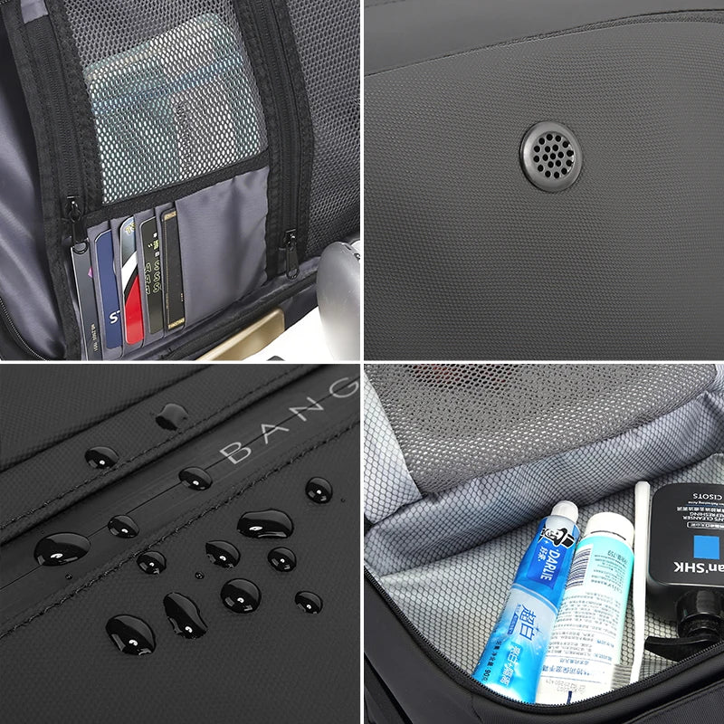 Sac à Dos Bange BG-3029 – 20-35L en Oxford Étanche | Homme Élégant & Urbain