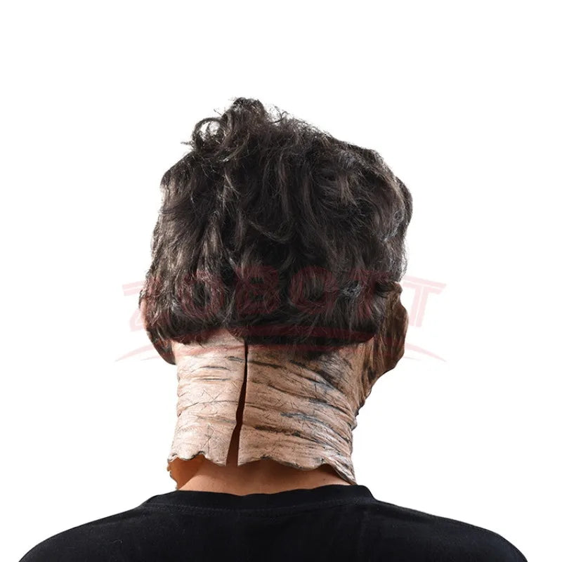 Masque Leatherface – Texas Chainsaw Massacre en Gel de Silice pour Halloween et Cosplay