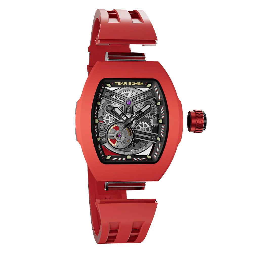 TSAR BOMBA TB8218 lnterchangeable Automatic Watch fo Men DIY Wristwatch Mens Mechanical Watch Set
