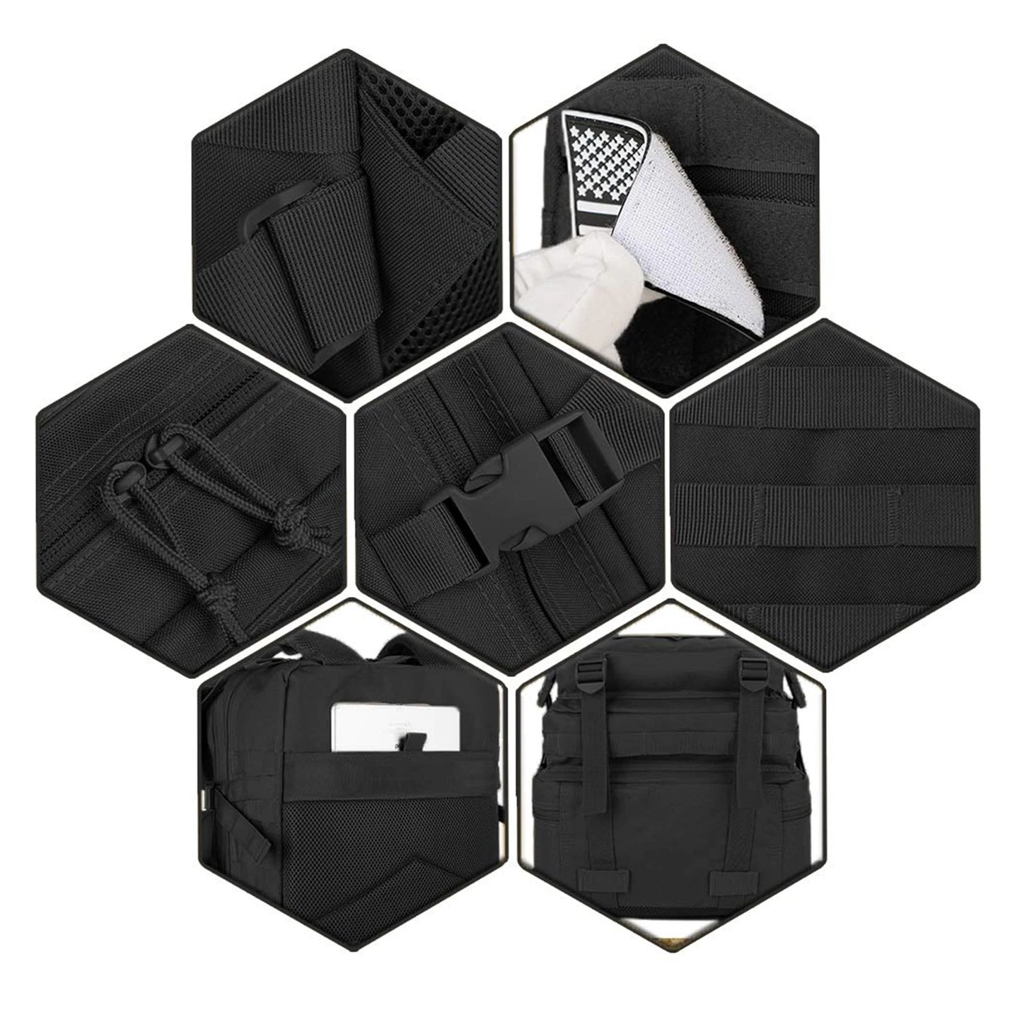 Sac à Dos Tactique 45L REDAPRIC – Résistant, Étanche et Modulable