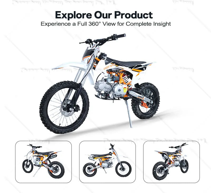 đïž Dirt Bike 125cc Valtinsu â Moto Cross 4 Temps