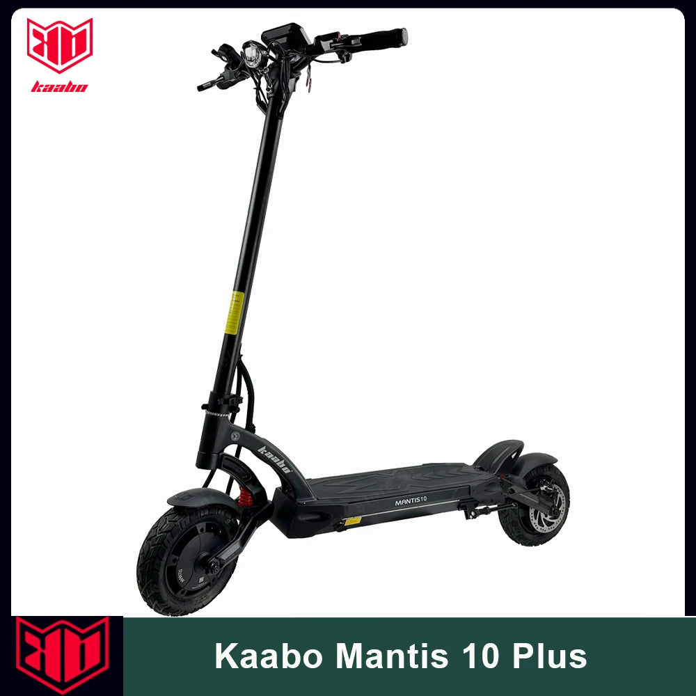 Kaabo Mantis 10 Plus V3 – Trottinette Électrique 60V 18.2Ah | 80 km d’autonomie, 10” Pneus, Freins Hydraulique, Pliable (Stock UE)