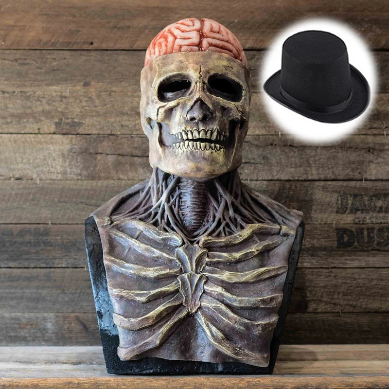 Masque de Squelette en Latex – Crâne Complet pour Halloween et Cosplay 2025