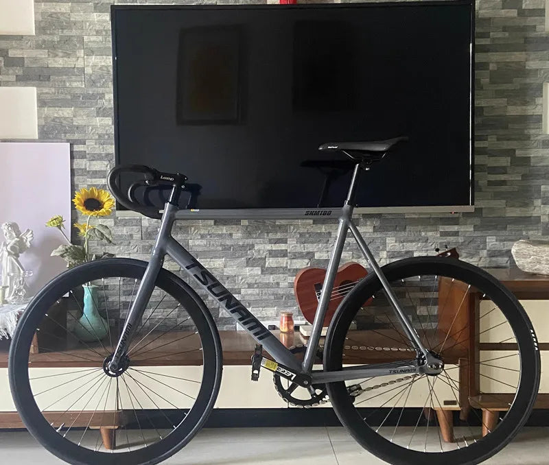 Tsunami SNM100 Fixie vélo à pignon fixe piste vélos de course à vitesse unique 700C cadre en aluminium pièces de cyclisme personnalisables sans frein