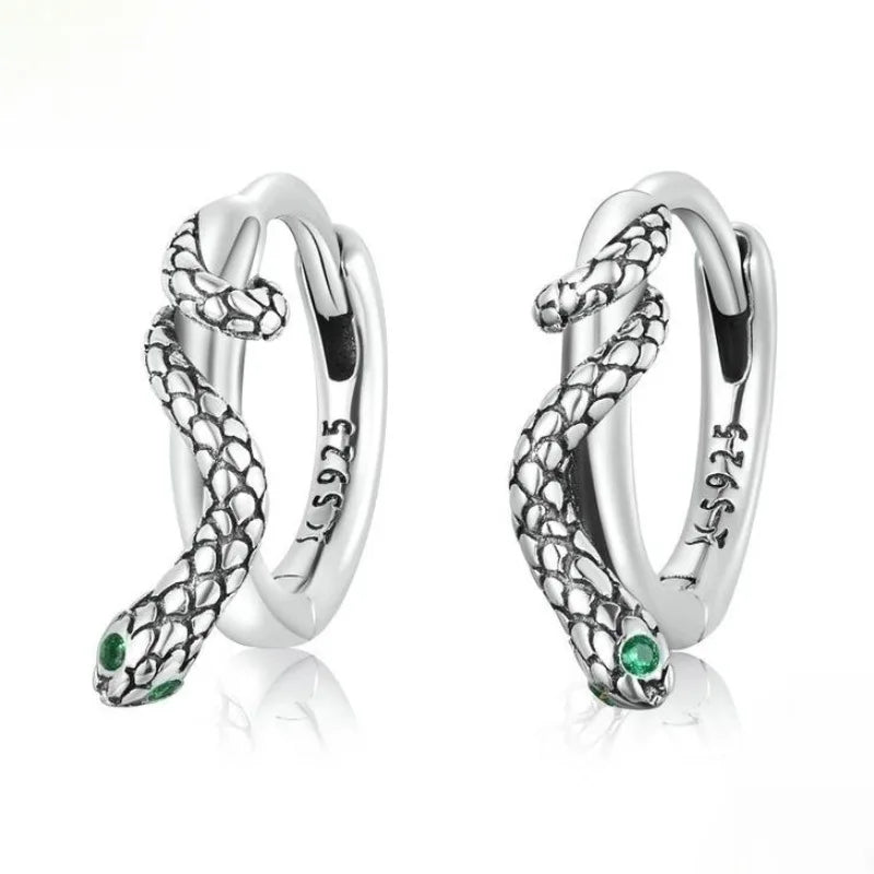 REETI – boucles d'oreilles serpent en argent Sterling 925, bijoux créatifs et Sexy pour femmes, cadeau personnalisé