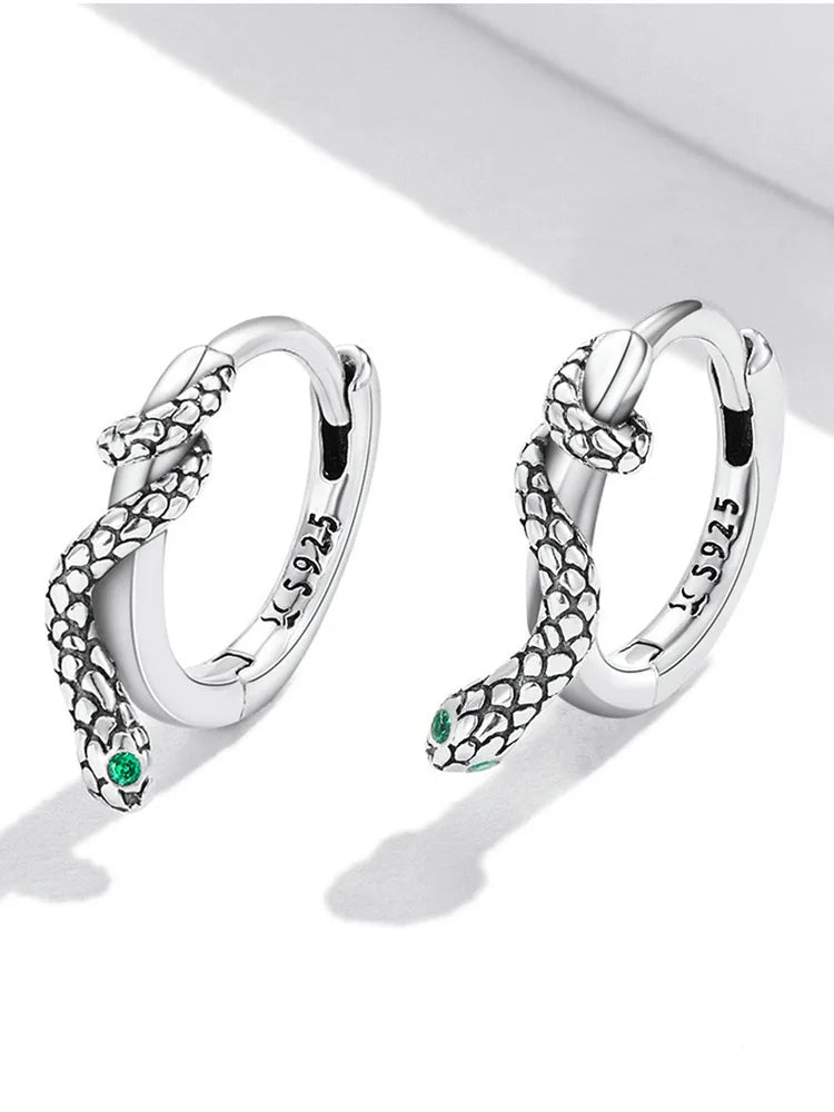 REETI – boucles d'oreilles serpent en argent Sterling 925, bijoux créatifs et Sexy pour femmes, cadeau personnalisé