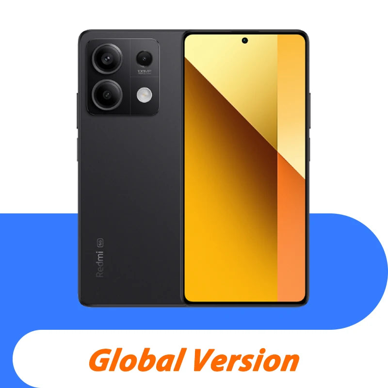 Xiaomi Redmi Note 13 5G – Version Mondiale, Écran 6,67" AMOLED 120Hz, Triple Caméra 108MP, Batterie 5000mAh
