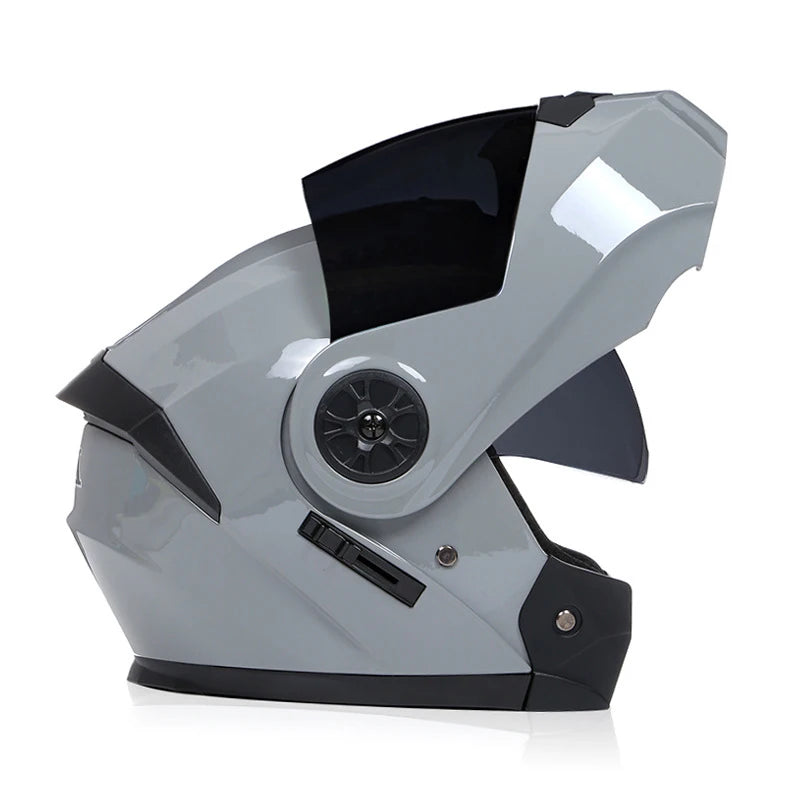 Casque de moto rabattable pour hommes et femmes, sécurité, descente, motocross, course modulaire, visage intégral personnalisé, approuvé par le DOT