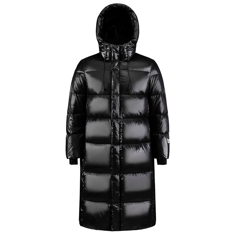 🧥 Doudoune Longue de Luxe Unisexe – Style K-Pop 2024