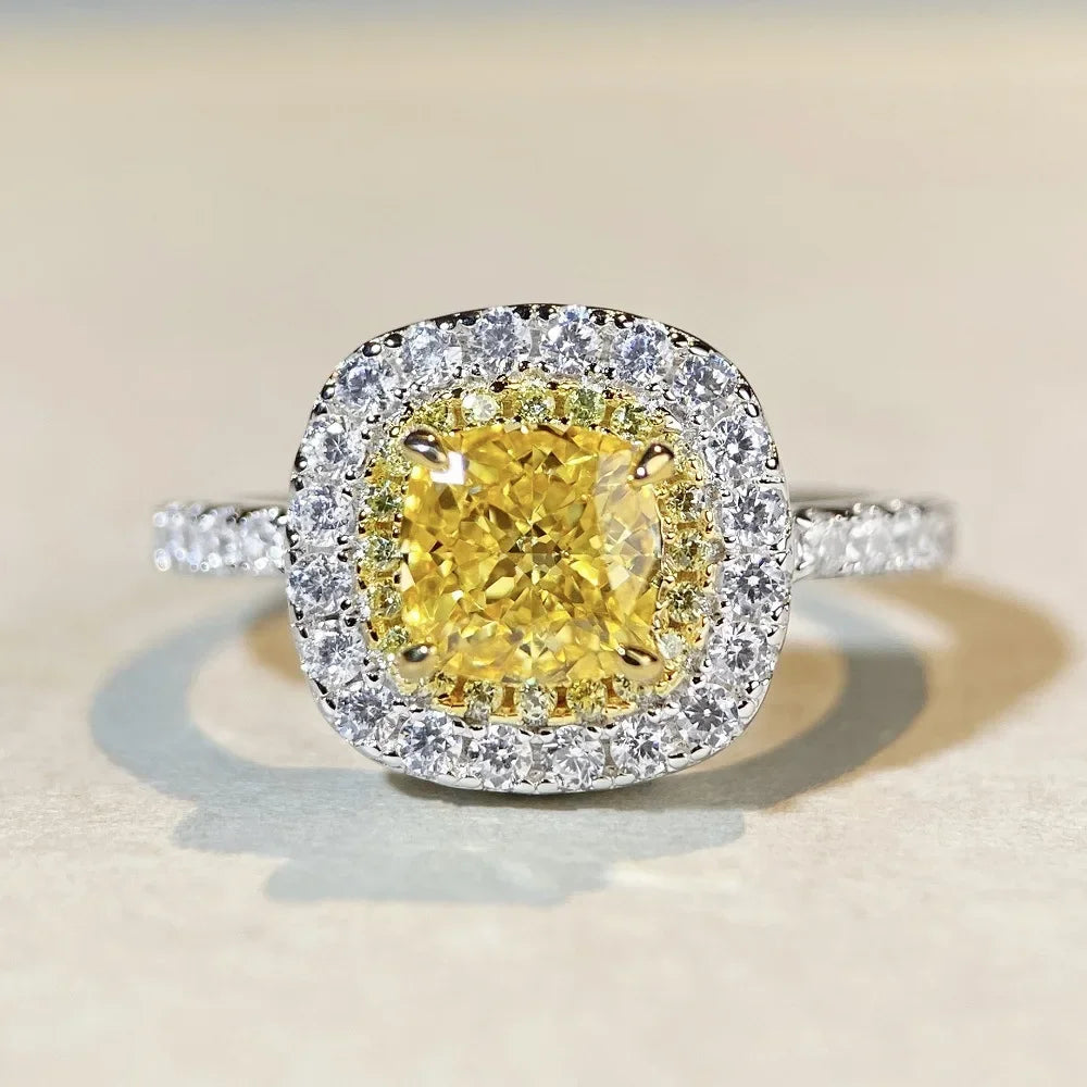 Bague Femme Or Blanc 18K avec Diamants – Certificat CCGTC