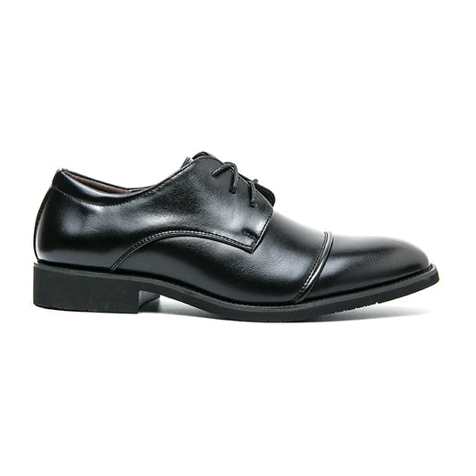 Chaussures habillées pour hommes en cuir de haute qualité Chaussures d'affaires décontractées Pointe de luxe Chaussures triples articulations pour bureau