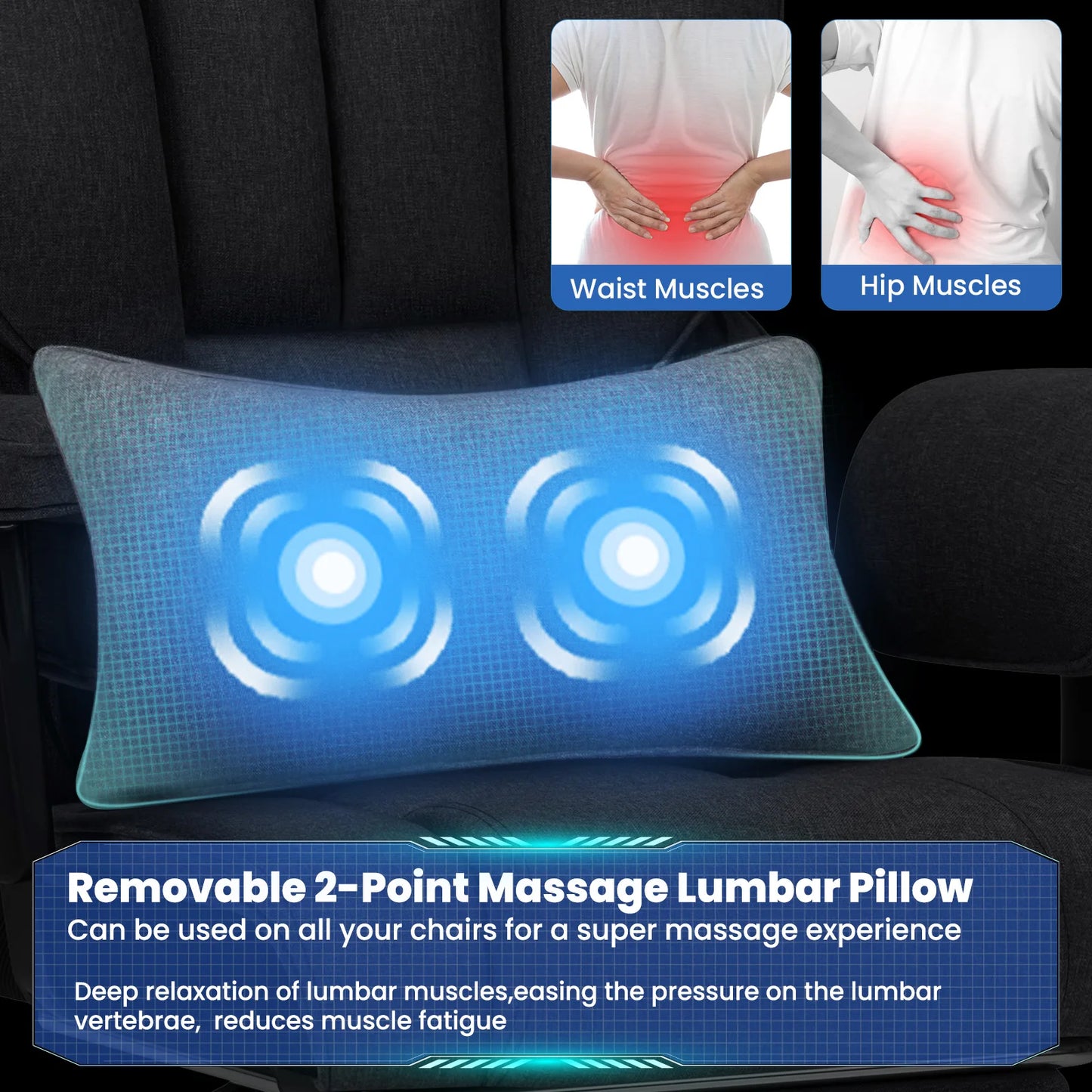 Chaise Gaming Ergonomique – Confort Ultime pour les Gamers et Télétravailleurs !