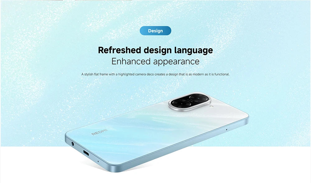 Smartphone Xiaomi Redmi A5 – Version Mondiale, Écran 6.88", 5000mAh, Double SIM