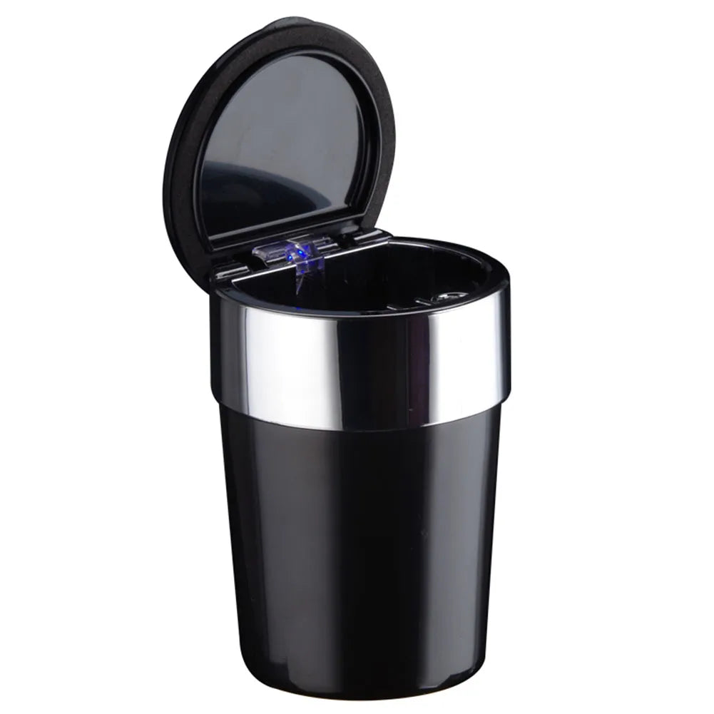 Cendrier de voiture avec couvercle cendrier Portable cendrier à cigarettes anti-odeur avec Double trou de fumée Mini poubelle de voiture pour le bureau à domicile