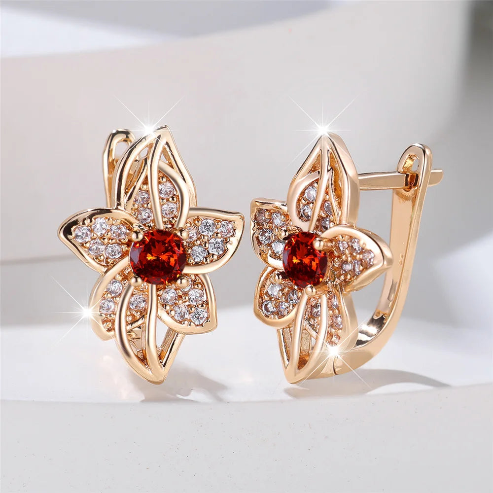 Boucles d'Oreilles Rondes Vertes sur Pierre pour Femme, Bijoux de Mariage, Breloque, Document en Or