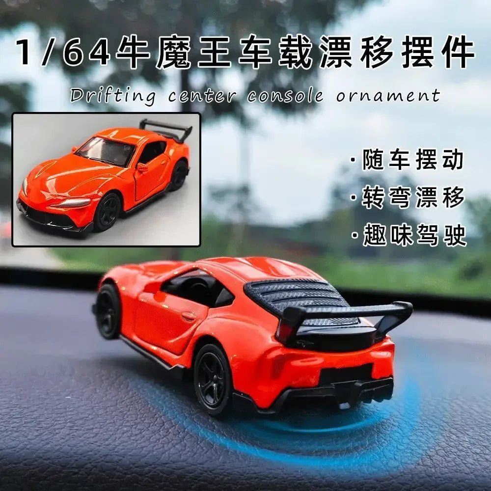 Ornements rotatifs pour dérive de voiture de sport, tableau de bord automatique, modèle de course, déco, individualité de voiture, Kit de décoration pour Console centrale