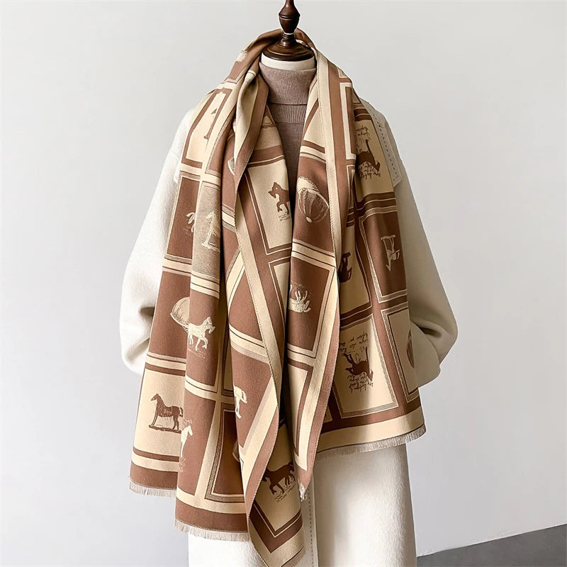 Châle Pashmina en Cachemire pour Femme – Luxe & Confort