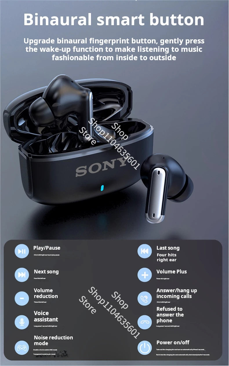 🎧 Sony Casque Traducteur AI – Écouteurs Bluetooth HiFi Stéréo