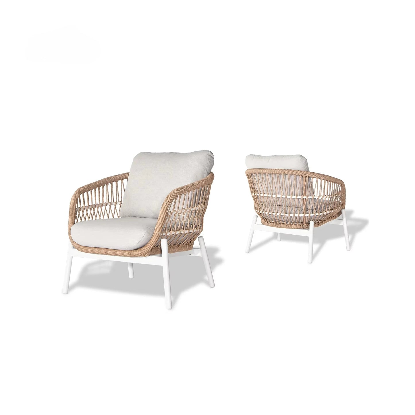Artie haute qualité loisirs rotin canapé luxe PE tissé osier jardin Patio meubles d'extérieur canapé ensembles